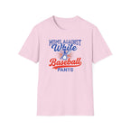 White Baseball Pants T-Shirt