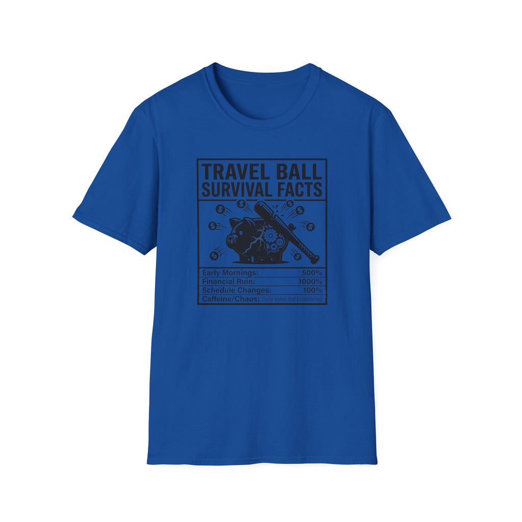 Travel Ball Survival Facts T-Shirt