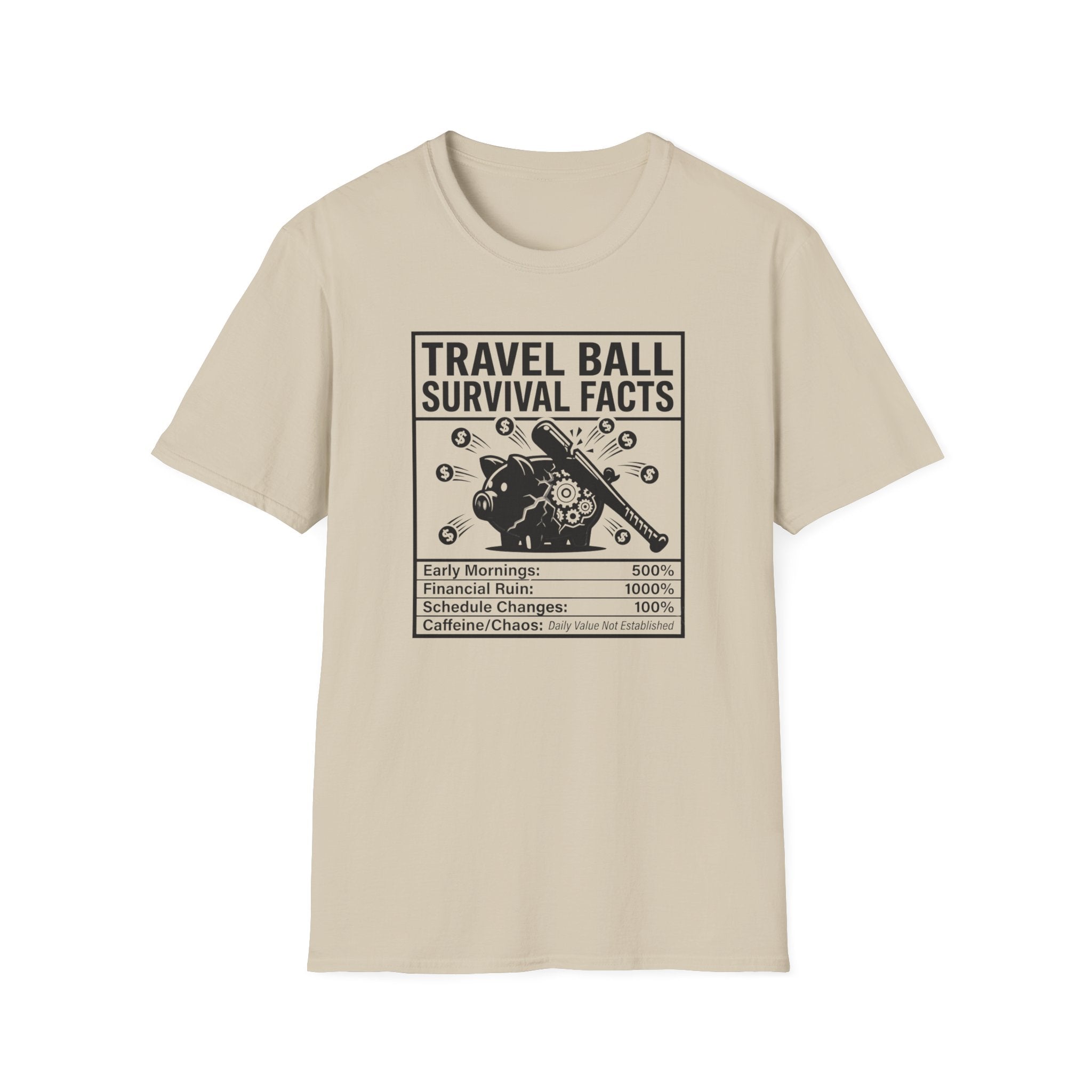 Travel Ball Survival Facts T-Shirt