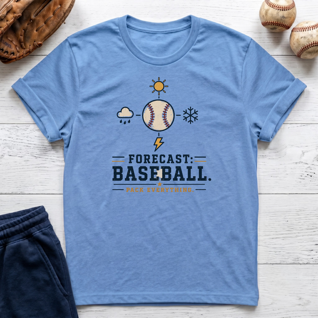 Forcast Baseball T-Shirt