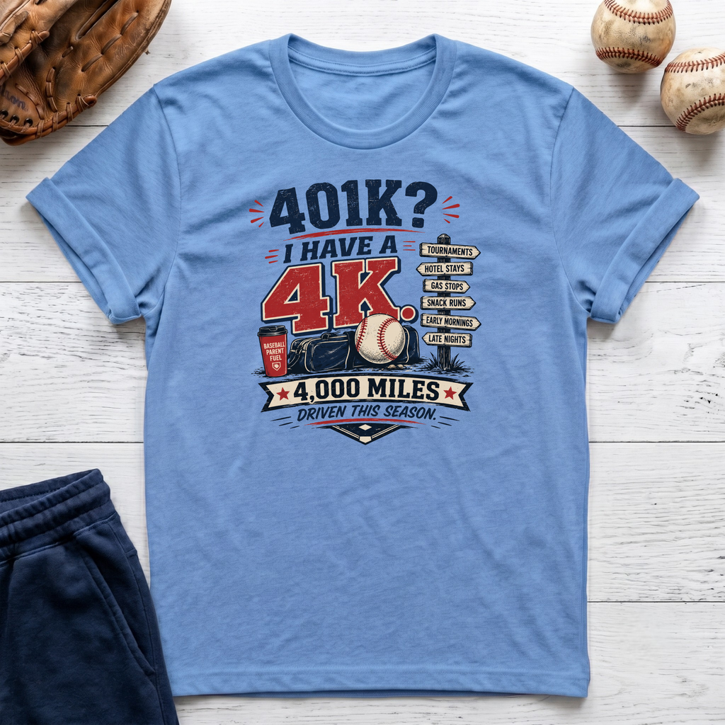 401K Miles Driven T-Shirt