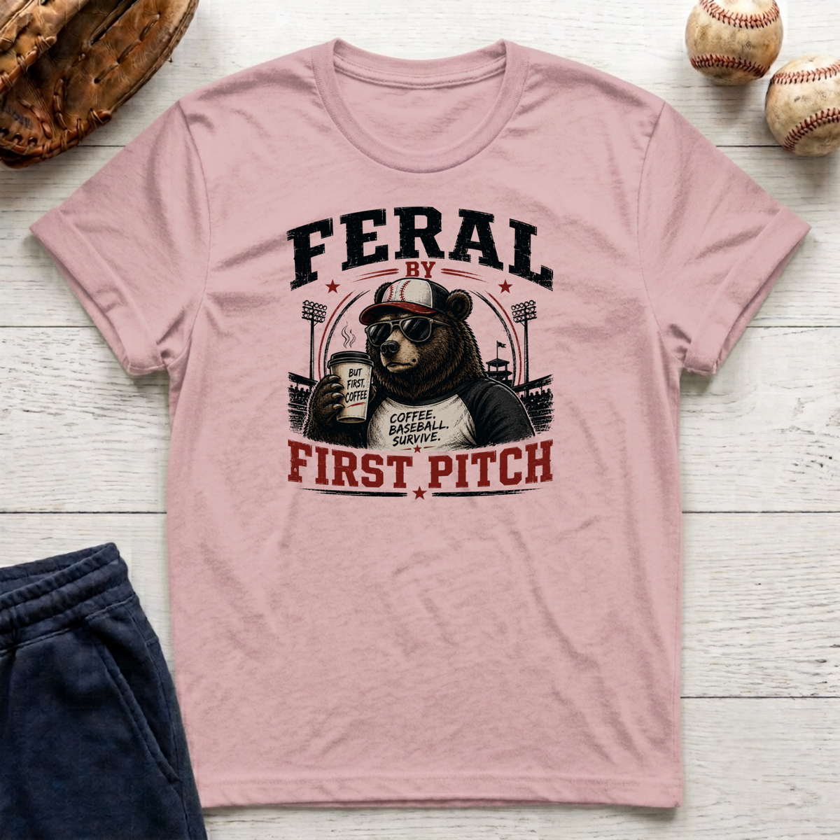 Feral By First Pitch T-Shirt