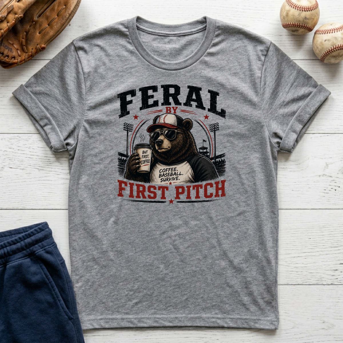 Feral By First Pitch T-Shirt