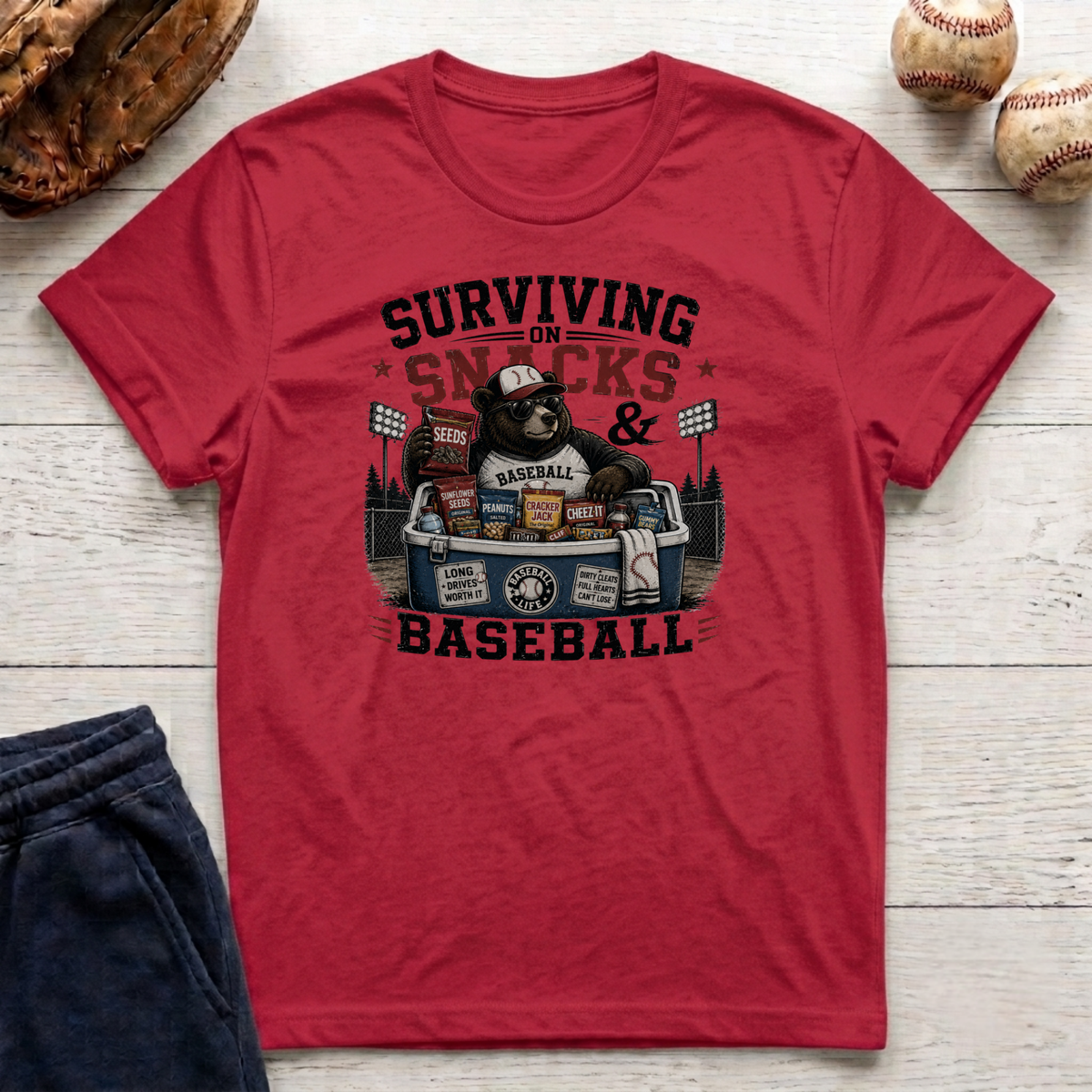 Surviving on Snacks T-Shirt