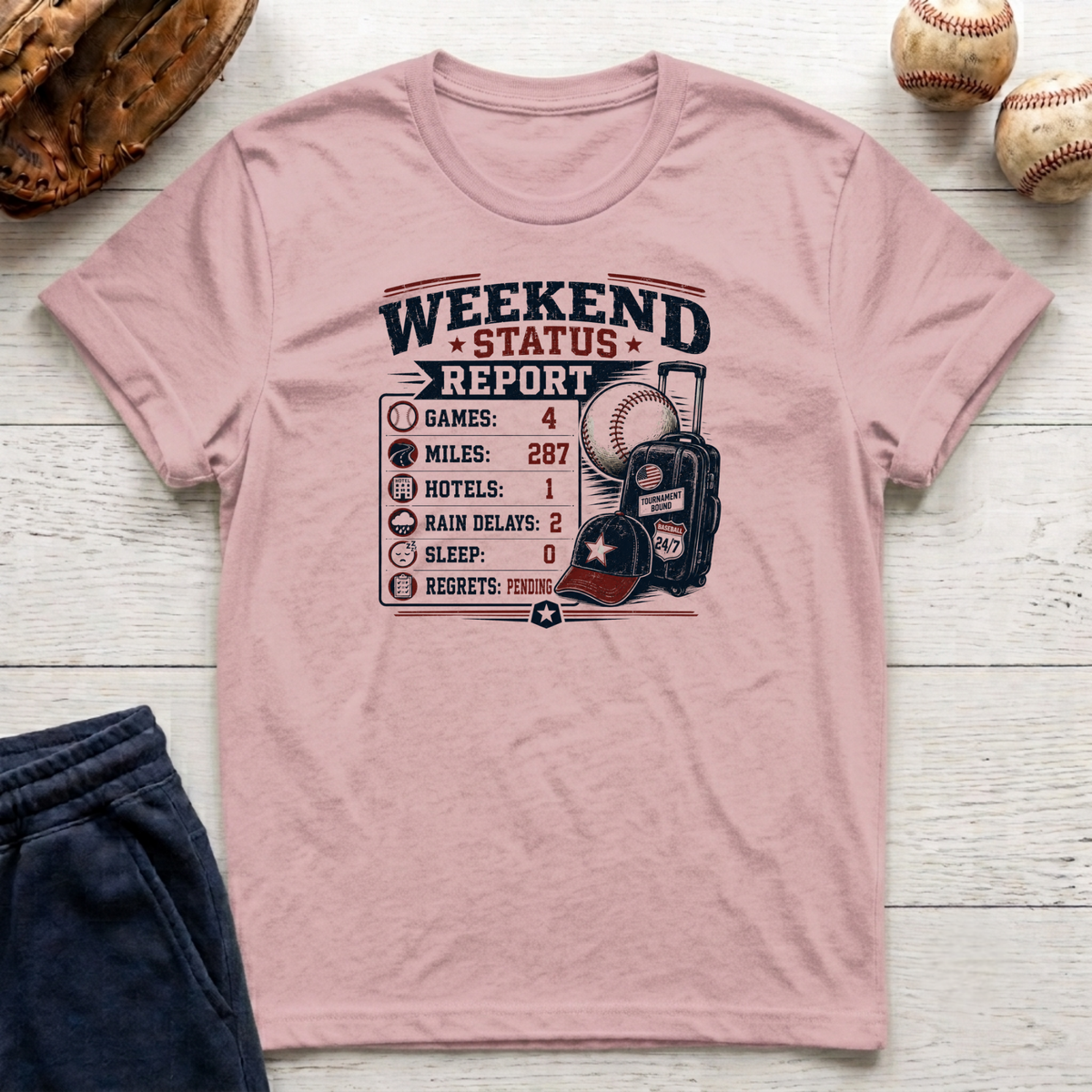 Weekend Status Report T-Shirt
