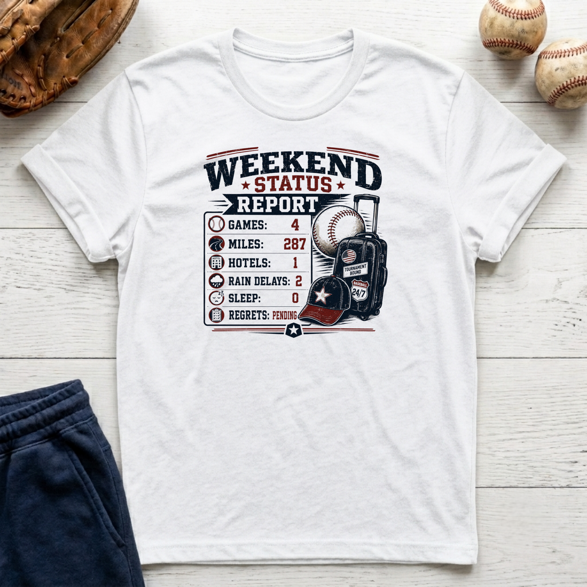 Weekend Status Report T-Shirt