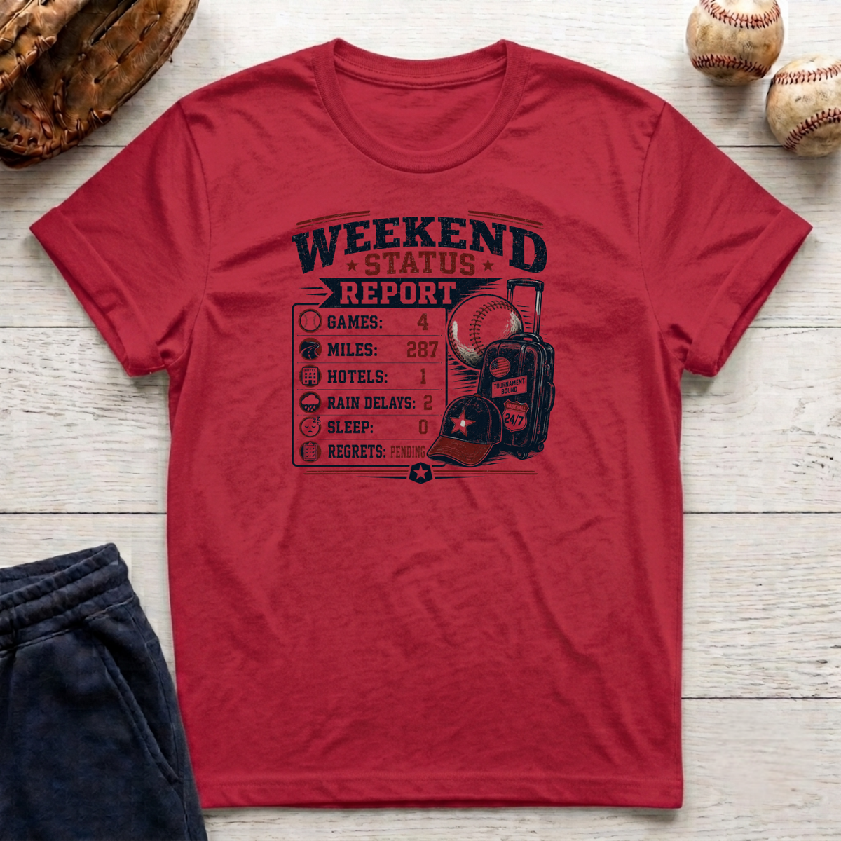 Weekend Status Report T-Shirt