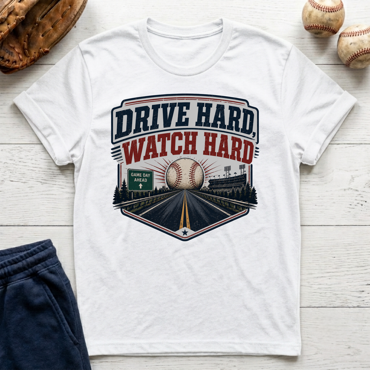 Drive Hard Watch Hard T-Shirt