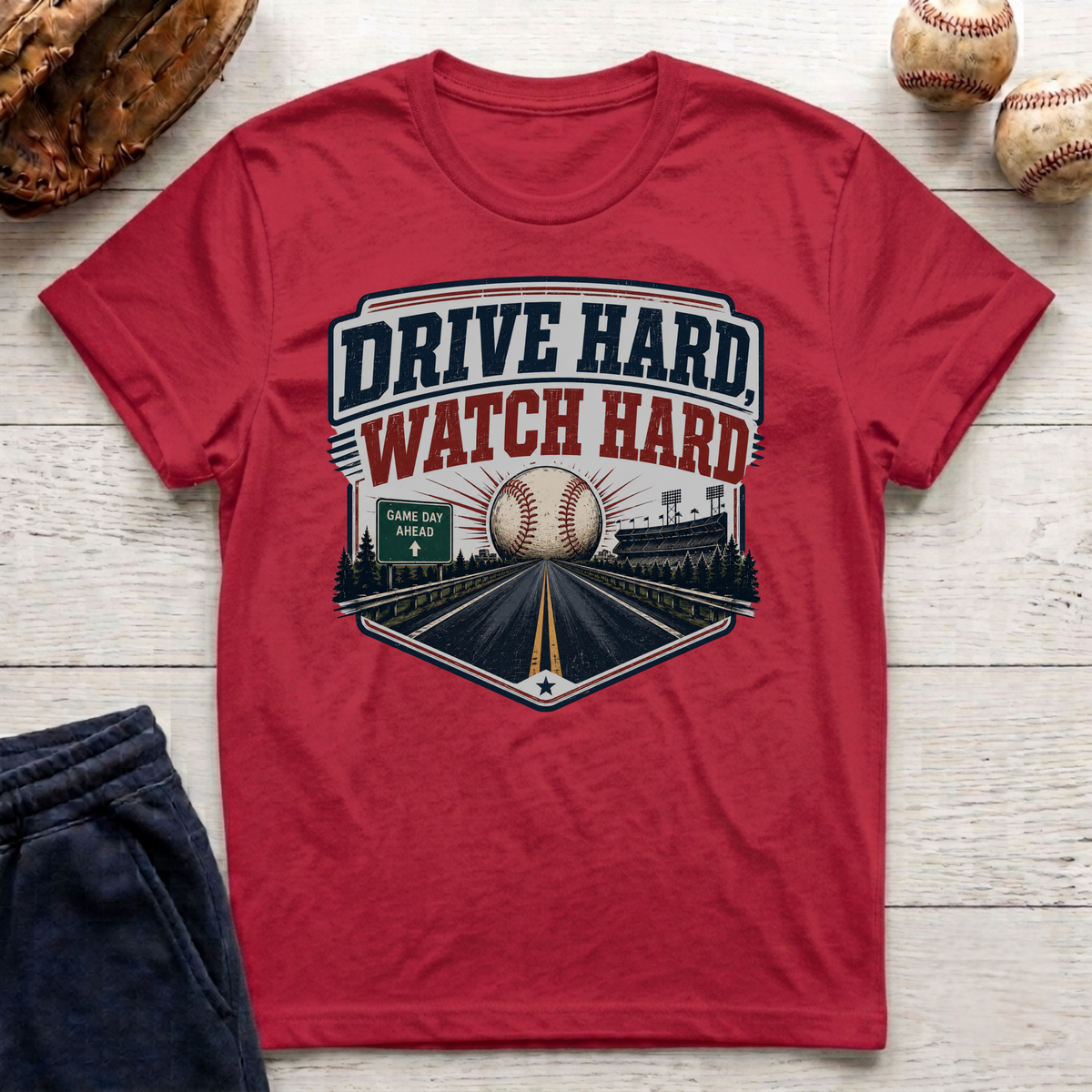 Drive Hard Watch Hard T-Shirt