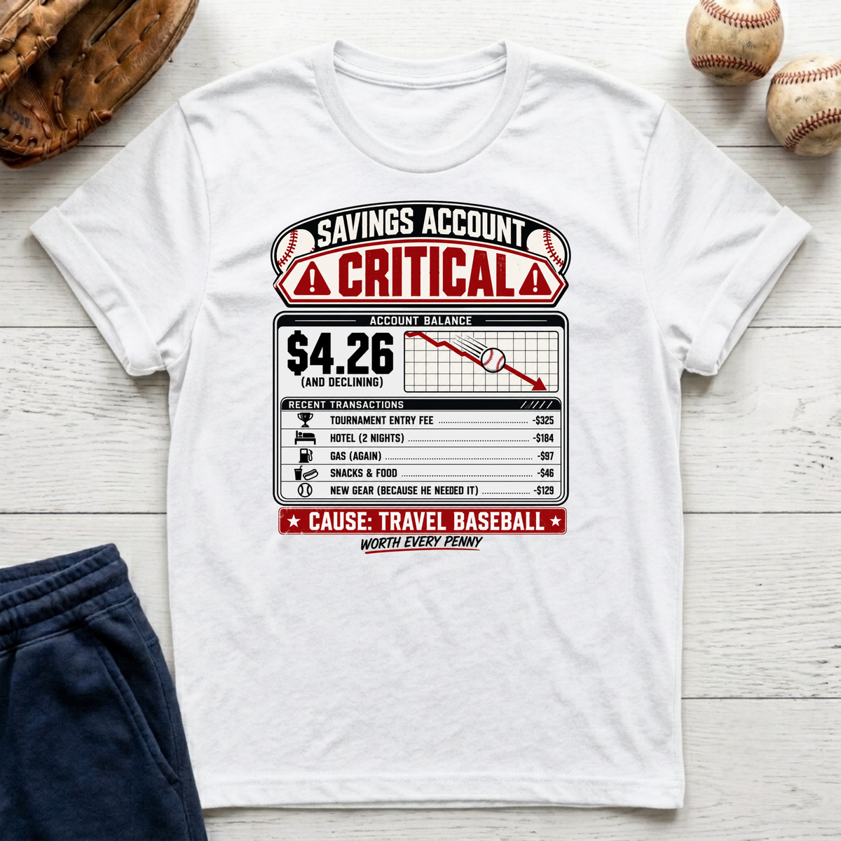 Savings Account Critical T-Shirt