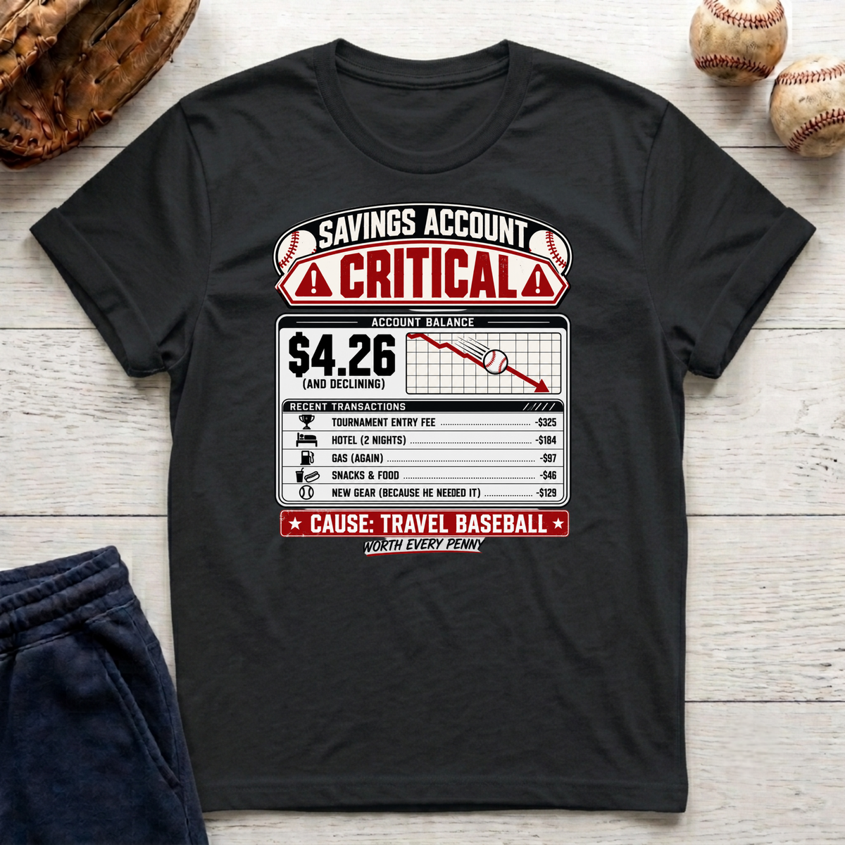 Savings Account Critical T-Shirt