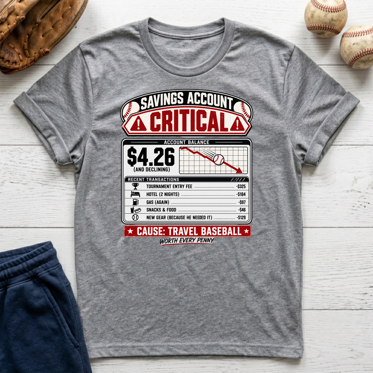 Savings Account Critical T-Shirt