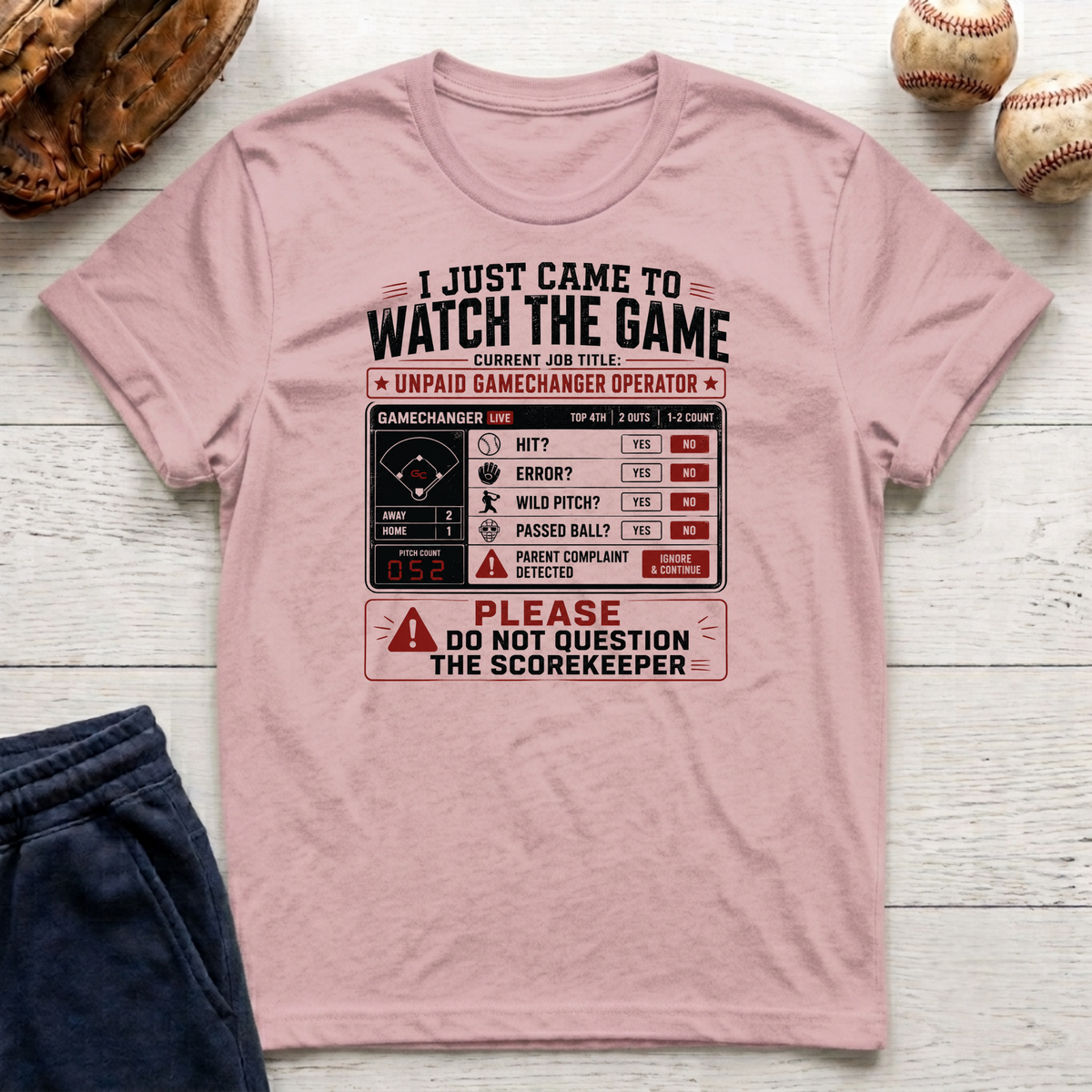 Came to Watch the Game T-Shirt
