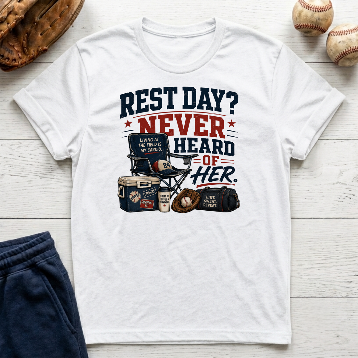 Rest Day Never Heard of Her T-Shirt