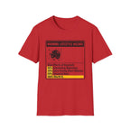 Warning Lifestyle Hazard T-Shirt