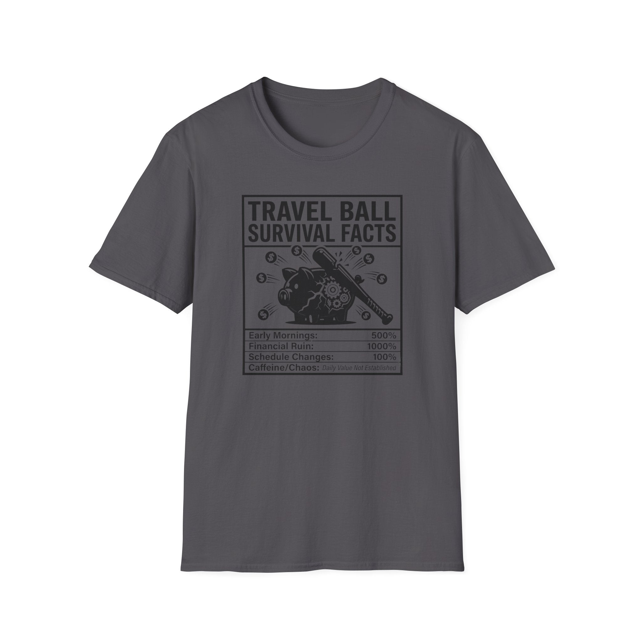 Travel Ball Survival Facts T-Shirt