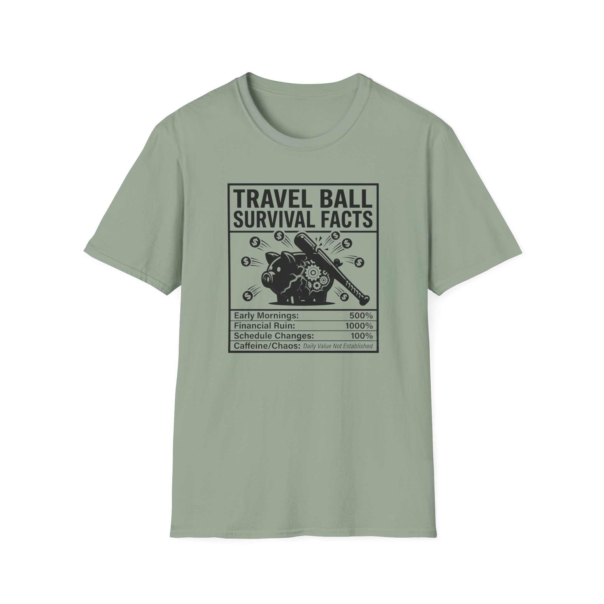 Travel Ball Survival Facts T-Shirt