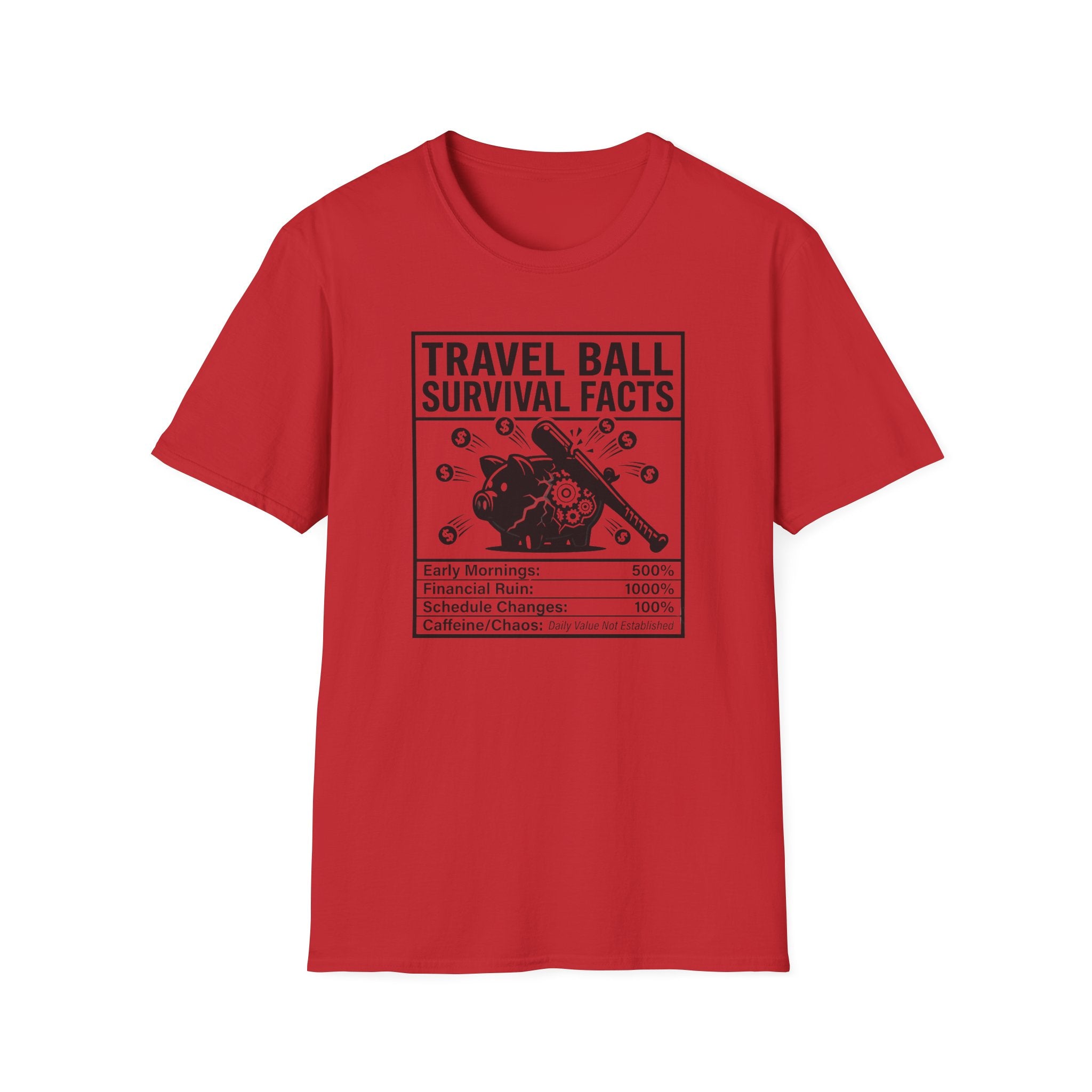 Travel Ball Survival Facts T-Shirt