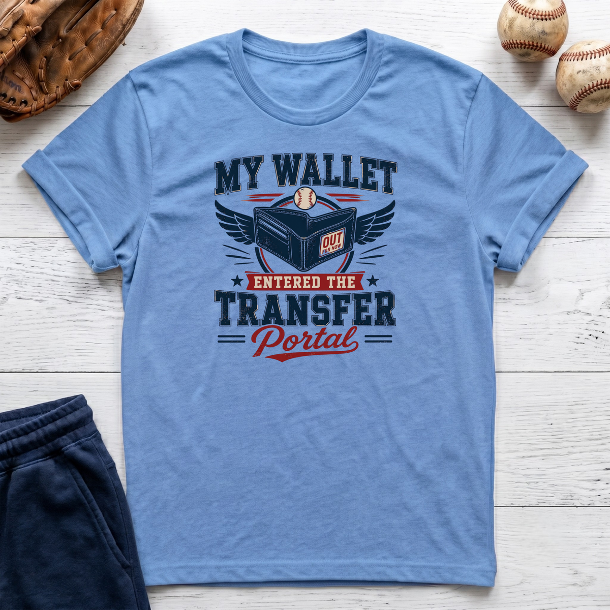 Wallet Entered Transfer Portal T-Shirt