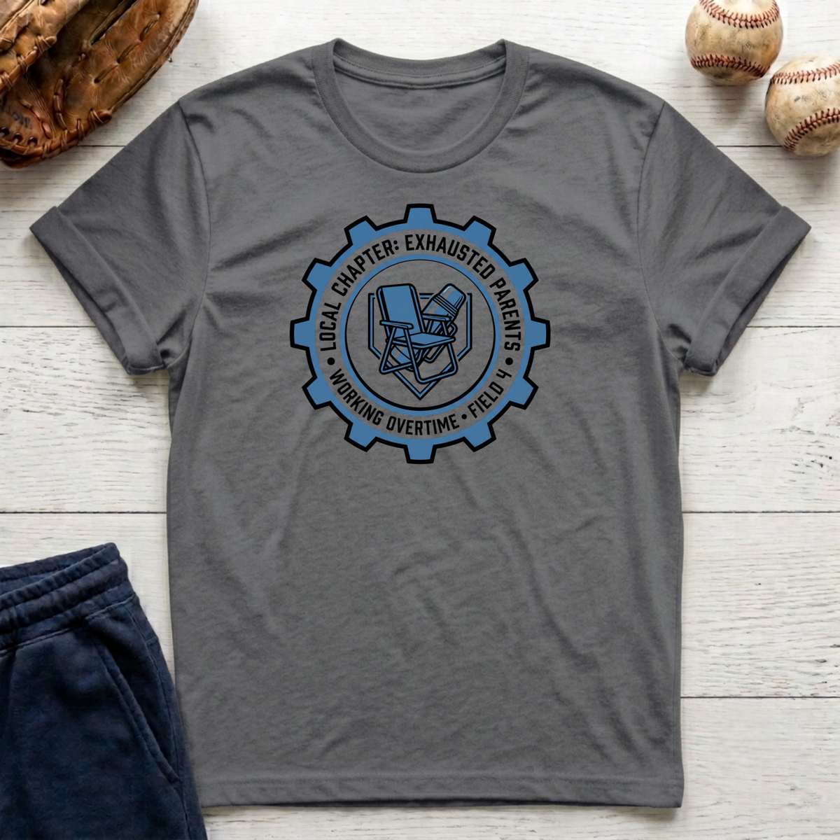 Local Chapter Exhausted Parents T-Shirt