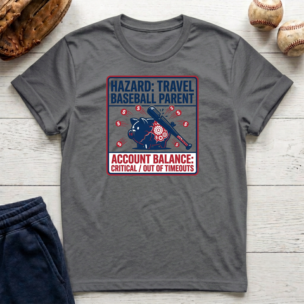 Hazard: Travel Baseball Parent T-Shirt