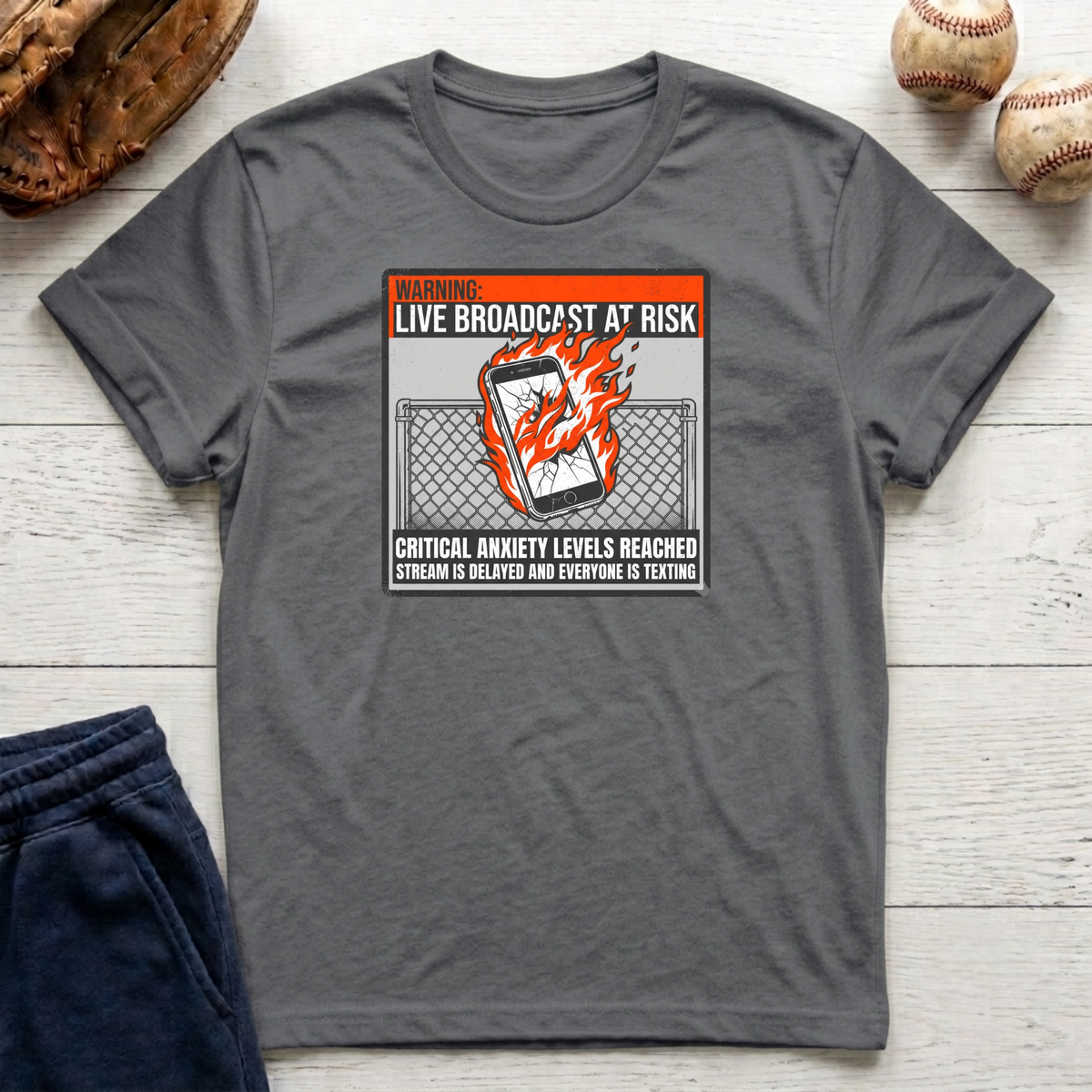 Live Broadcast at Risk T-Shirt