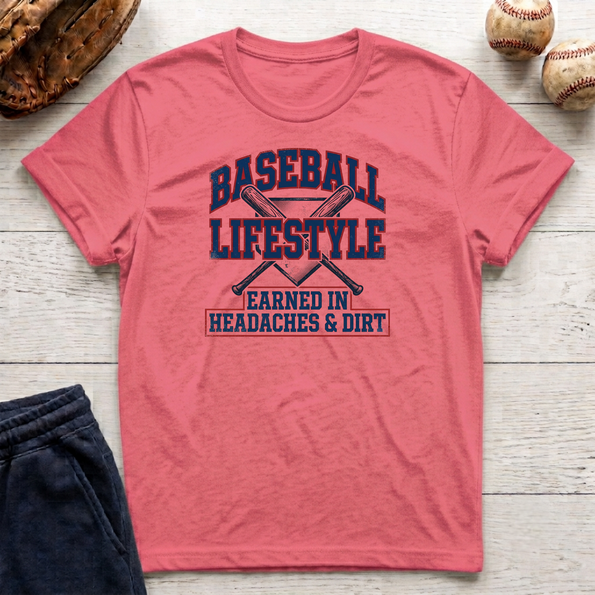 Earned in Headaches and Dirt T-Shirt