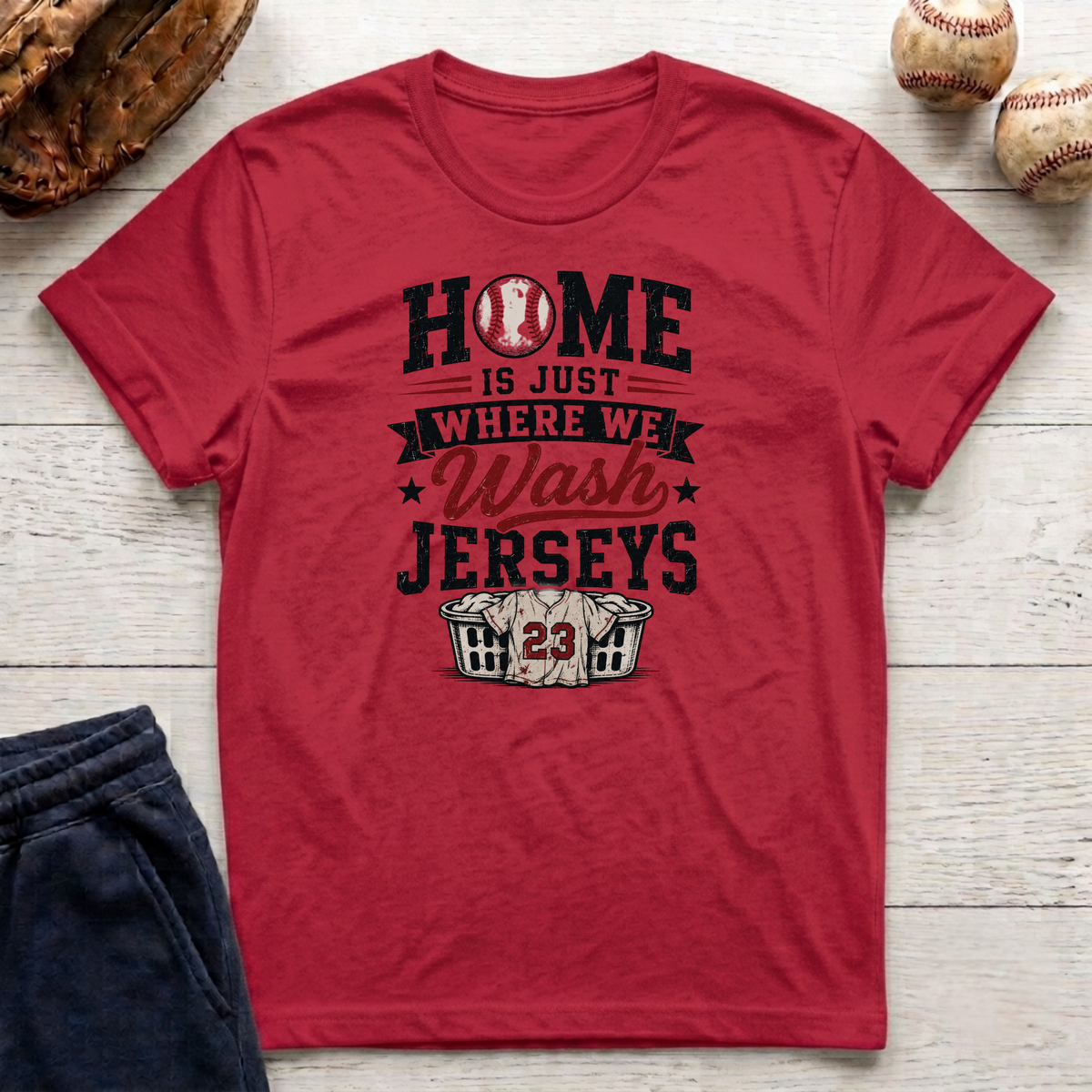 Home is Just Were We Wash Jerseys T-Shirt