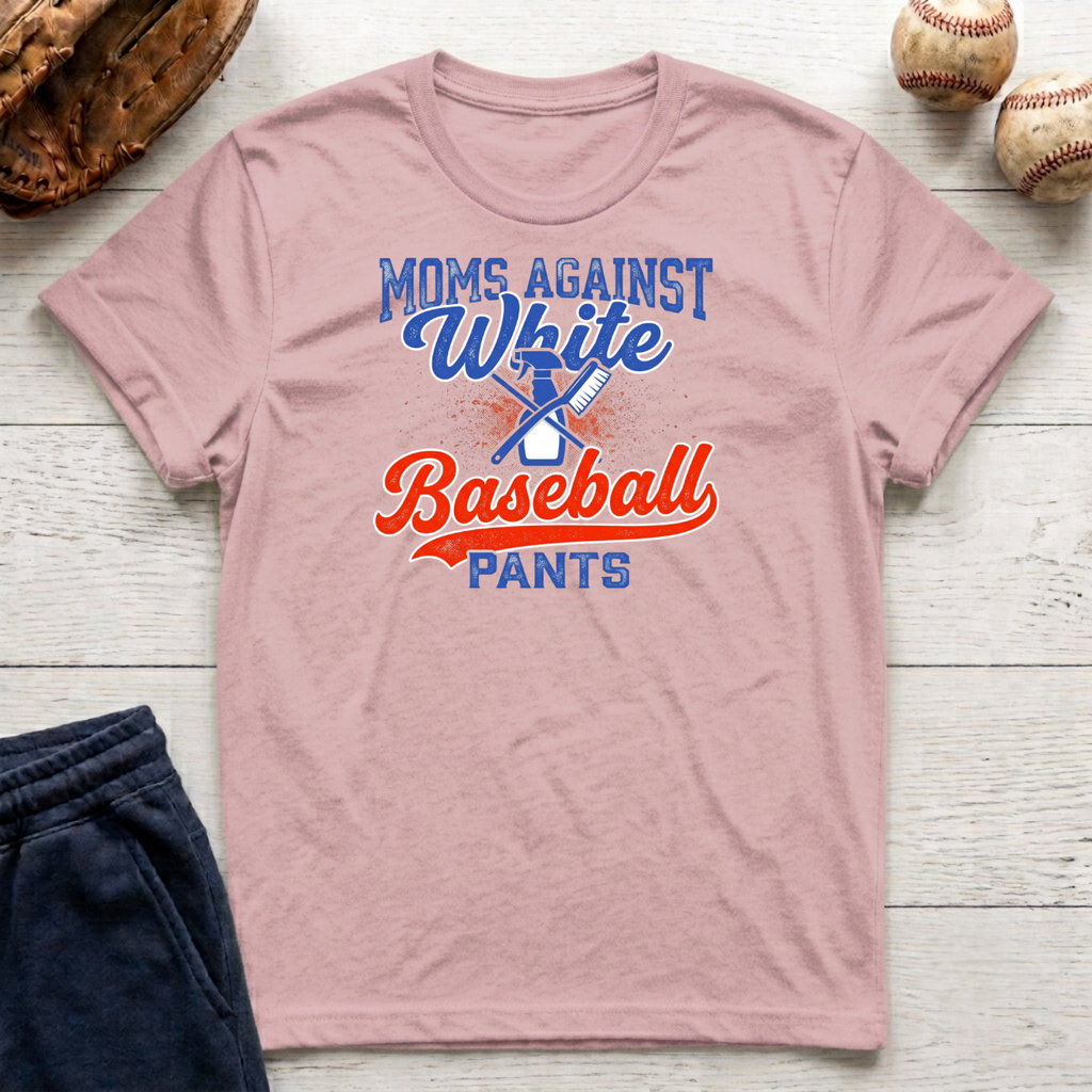 White Baseball Pants T-Shirt