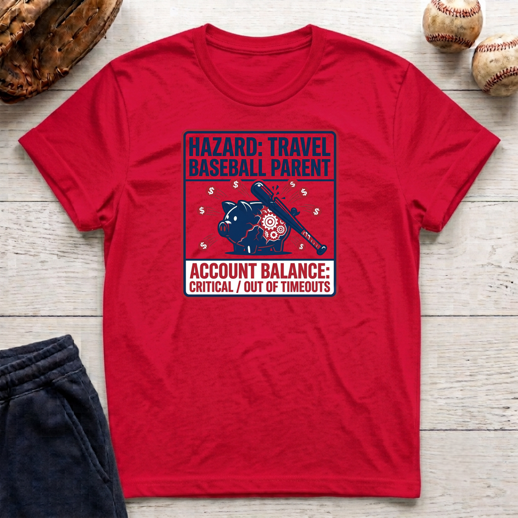 Hazard: Travel Baseball Parent T-Shirt