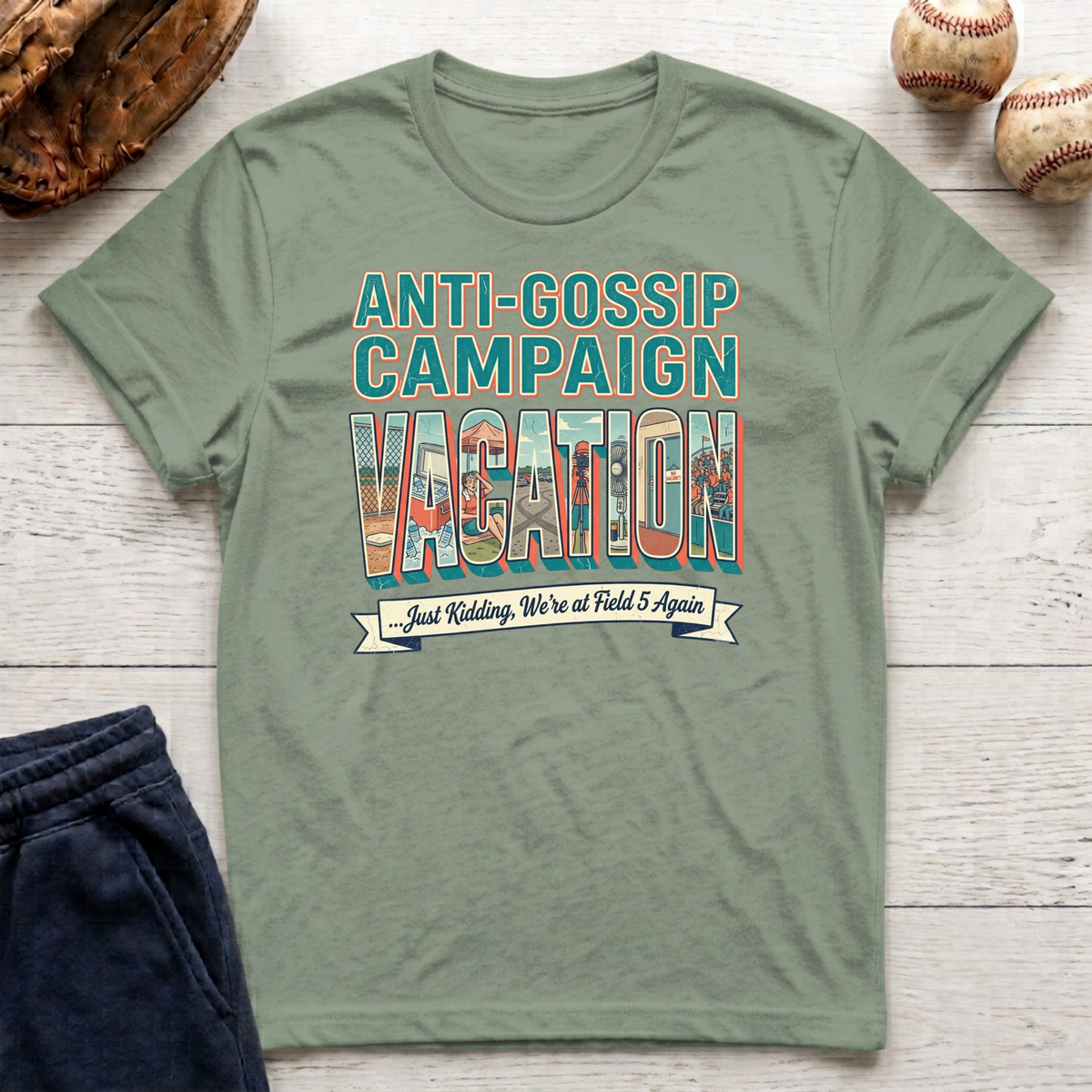 Anti Gossip Campaign Vacation T-Shirt