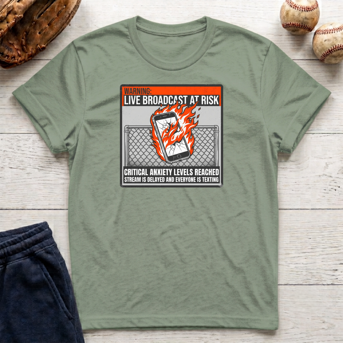 Live Broadcast at Risk T-Shirt
