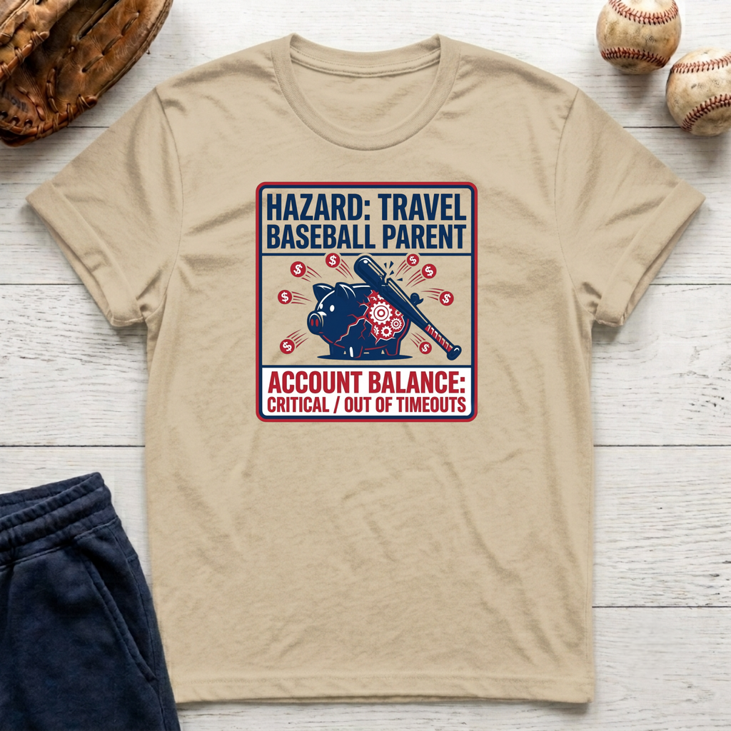 Hazard: Travel Baseball Parent T-Shirt