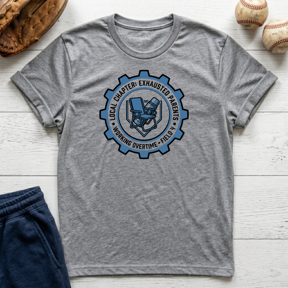 Local Chapter Exhausted Parents T-Shirt