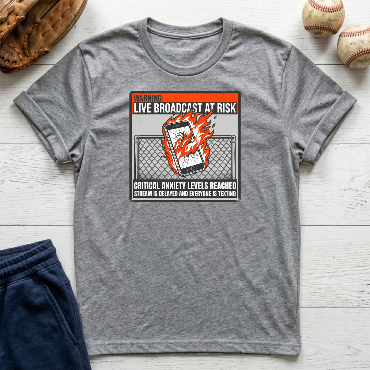 Live Broadcast at Risk T-Shirt