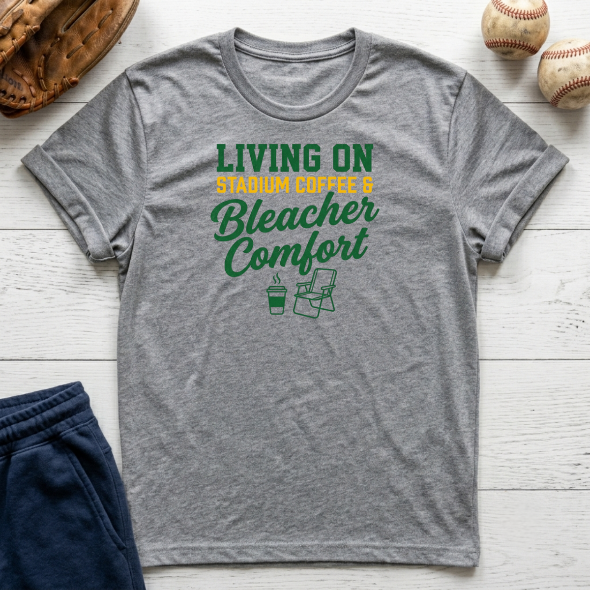 Living on Stadium Coffee T-Shirt