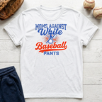 White Baseball Pants T-Shirt