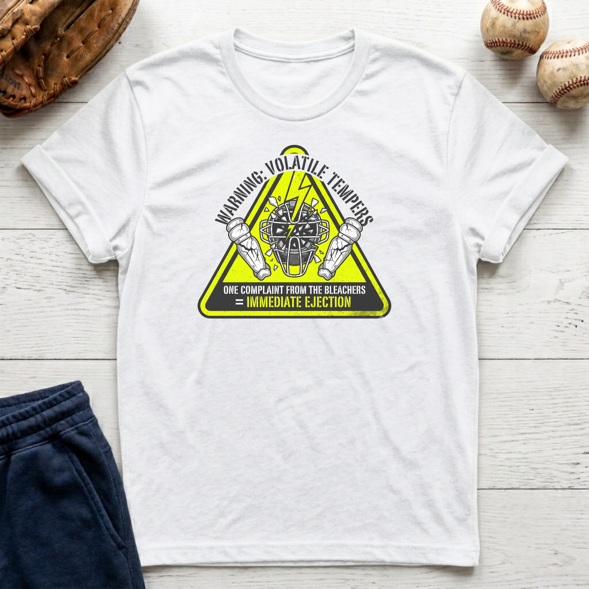 Warning Volatile Tempers T-Shirt